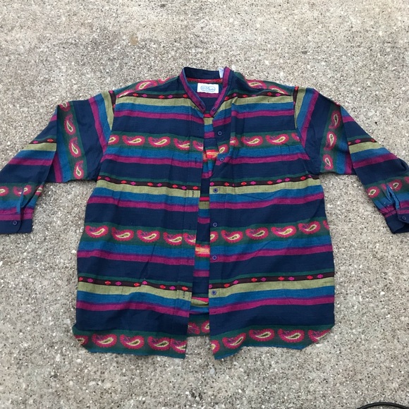 Striped Button Down by Angelique - Picture 1 of 7